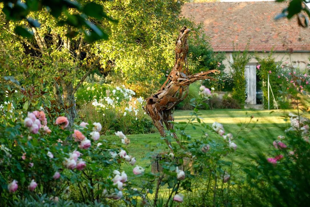 Bed and Breakfast Les Jardins Des Soussilanges Céron Esterno foto
