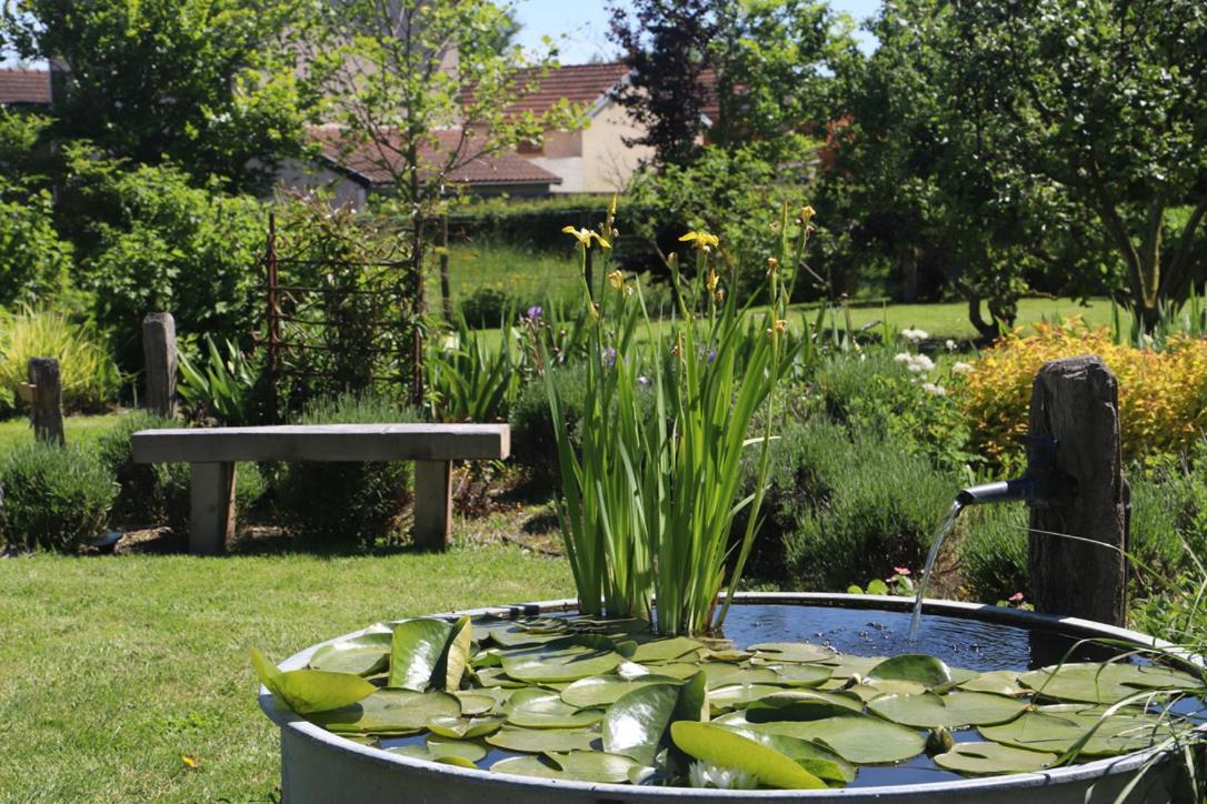 Bed and Breakfast Les Jardins Des Soussilanges Céron Esterno foto