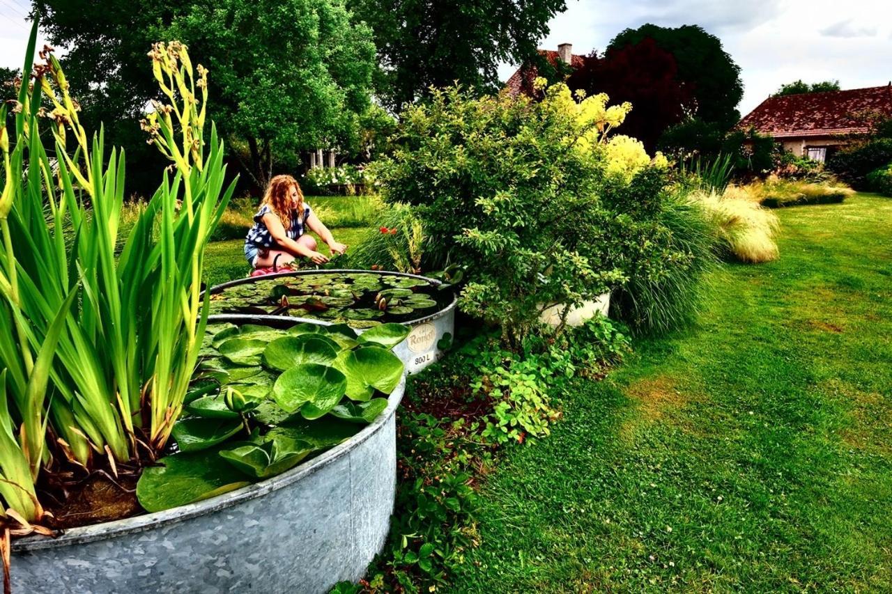 Bed and Breakfast Les Jardins Des Soussilanges Céron Esterno foto