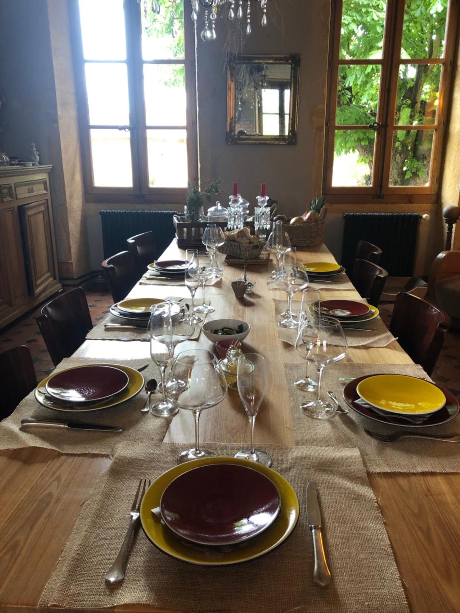 Bed and Breakfast Les Jardins Des Soussilanges Céron Esterno foto