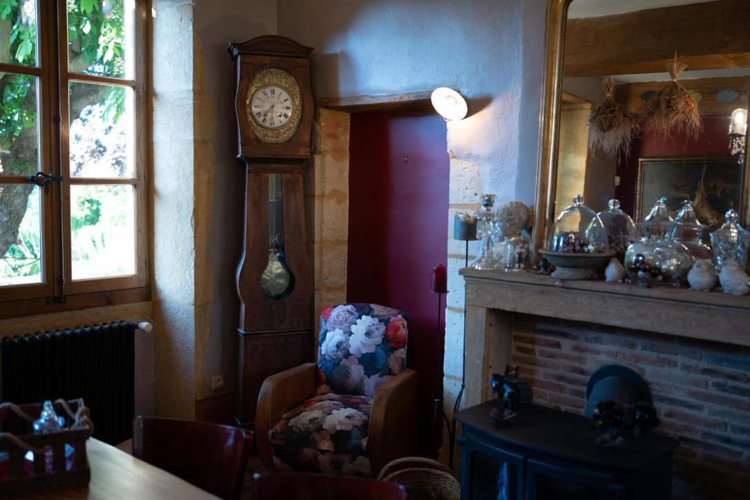 Bed and Breakfast Les Jardins Des Soussilanges Céron Esterno foto