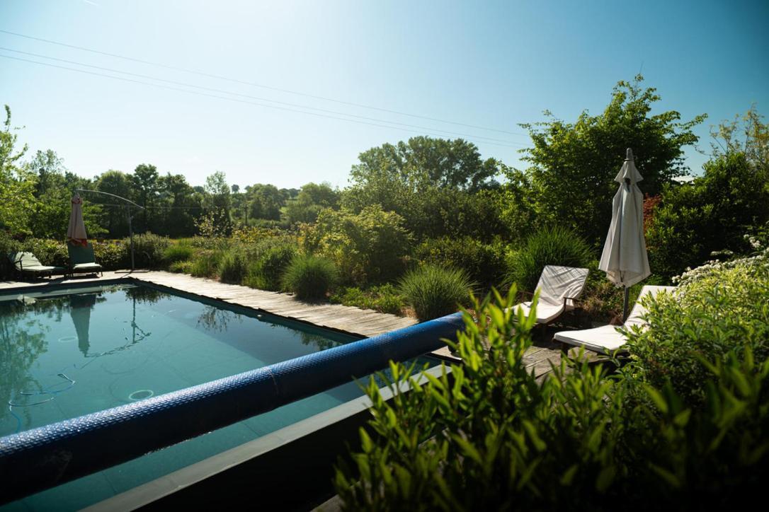 Bed and Breakfast Les Jardins Des Soussilanges Céron Esterno foto